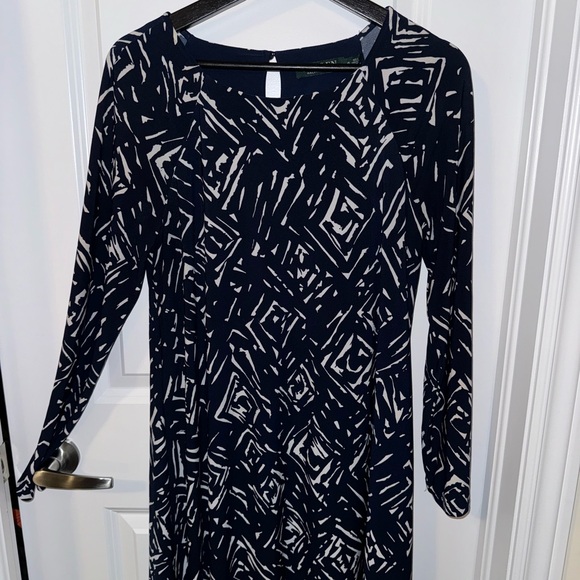 Ralph Lauren Navy & white dress size 6 - Picture 4 of 6